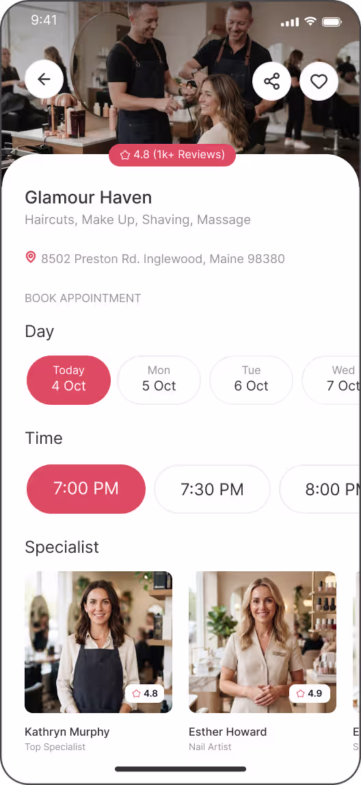 Salon App 2